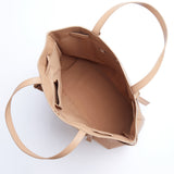 Large Leather Tote Bag - Medium Brown