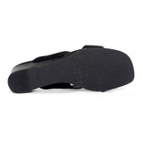 Contessa Wedge Sandals - Black