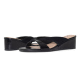 Contessa Wedge Sandals - Black