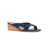 Contessa Wedge Sandals - Navy
