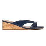 Contessa Wedge Sandals - Navy