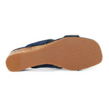 Contessa Wedge Sandals - Navy