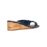 Contessa Wedge Sandals - Navy