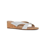 Contessa Wedge Sandals - Silver