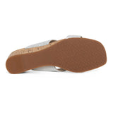 Contessa Wedge Sandals - Silver