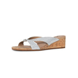 Contessa Wedge Sandals - Silver