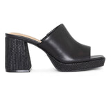 Dewi Platform Sandals - Black