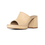 Dewi Platform Sandals - Natural