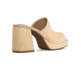 Dewi Platform Sandals - Natural