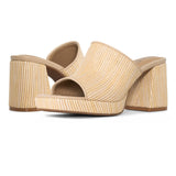 Dewi Platform Sandals - Natural