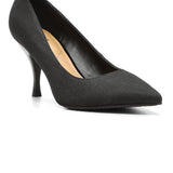Evie Denim Pumps - Black