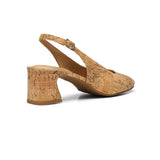 Faelynn Slingback Heels - Natural