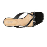 Glam Block Heel Sandals - Black