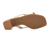 Glam Block Heel Sandals - Sand