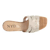 Gloriana Mule Sandals - Pewter