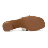 Gloriana Mule Sandals - Pewter