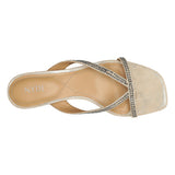 Glynn Block Heel Sandals - Light Gold