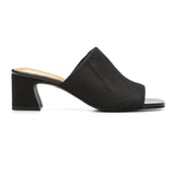 Gwen Stretch Mules - Black