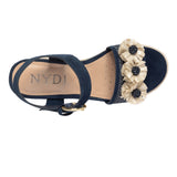 Houston Platform Sandals - Indigo