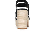 Houston Platform Sandals - Black