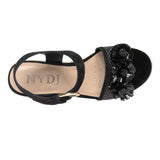 Houston Platform Sandals - Black