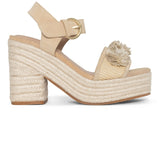 Houston Platform Sandals - Natural