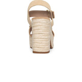 Houston Platform Sandals - Natural
