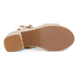 Houston Platform Sandals - Natural