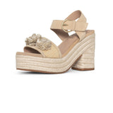 Houston Platform Sandals - Natural