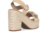 Houston Platform Sandals - Natural