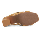 Loreri Mule Sandals - Cognac