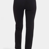 Pull-On Slim Ankle Trouser Pants - Black
