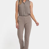 Cassidy Ankle Pull-On Trouser Pants - Saddlewood