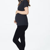 Ami Skinny Ankle Maternity Jeans - Black