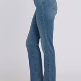 No Gapper™ Marilyn Straight Jeans - Breezy Palms