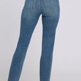 No Gapper™ Marilyn Straight Jeans - Breezy Palms