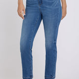 Sheri Slim Straight Ankle Jeans - Wild River