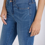 Sheri Slim Straight Ankle Jeans - Wild River