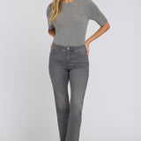 No Gapper™ Marilyn Straight Jeans - Dusty Ash