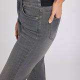 No Gapper™ Marilyn Straight Jeans - Dusty Ash