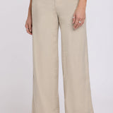 5 Pocket Wide Leg Trouser Pants - Feather