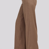 5 Pocket Wide Leg Trouser Pants - Toasted Coconut
