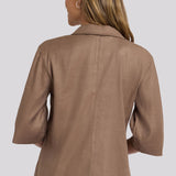 Elbow Sleeve Blazer - Toasted Coconut