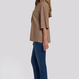 Elbow Sleeve Blazer - Toasted Coconut