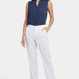 Marilyn Straight Pants - Optic White