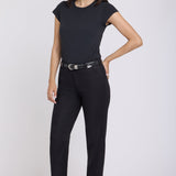Marilyn Straight Pants - Black
