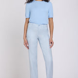 Marilyn Straight Pants - Blue Clover