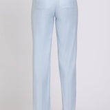 Marilyn Straight Pants - Blue Clover