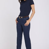 Marilyn Straight Pants - Oxford Navy