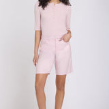 5 Pocket Bermuda Shorts - Light Lilac